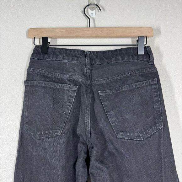 Balenciaga Black Straight Leg Jeans Button Fly Denim Women’s Size 36 - Picture 6 of 9